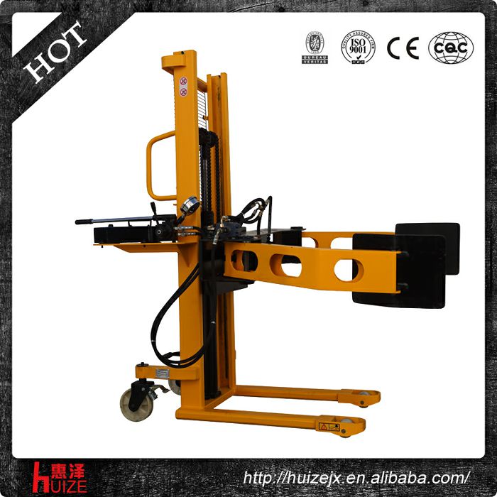 手動夾紙車夾起豎立紙卷 手動夾紙車夾起豎立紙卷