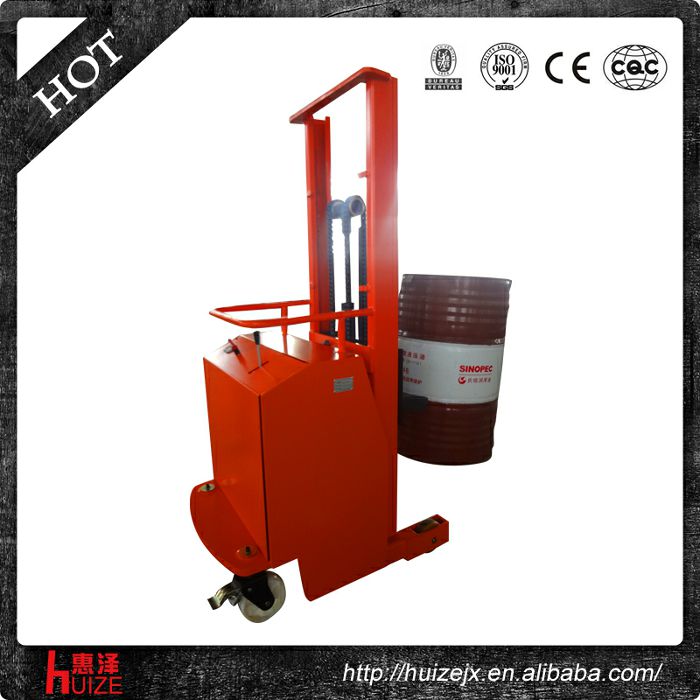 2半電動(dòng)配重油桶車（無底腿，只堆垛，不翻轉(zhuǎn)）