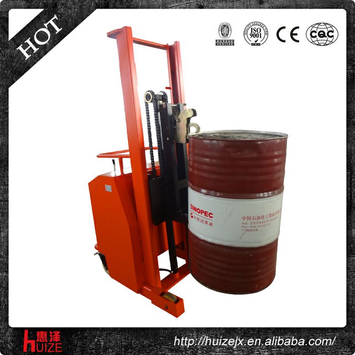 半電動(dòng)配重油桶車（無底腿，只堆垛，不翻轉(zhuǎn)）3